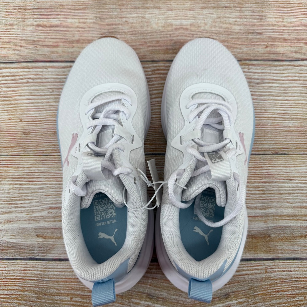 Puma Skyrocket Womens Running Shoes White Blue Pink Sneakers 1888601 Size 6 NEW - Picture 4 of 8